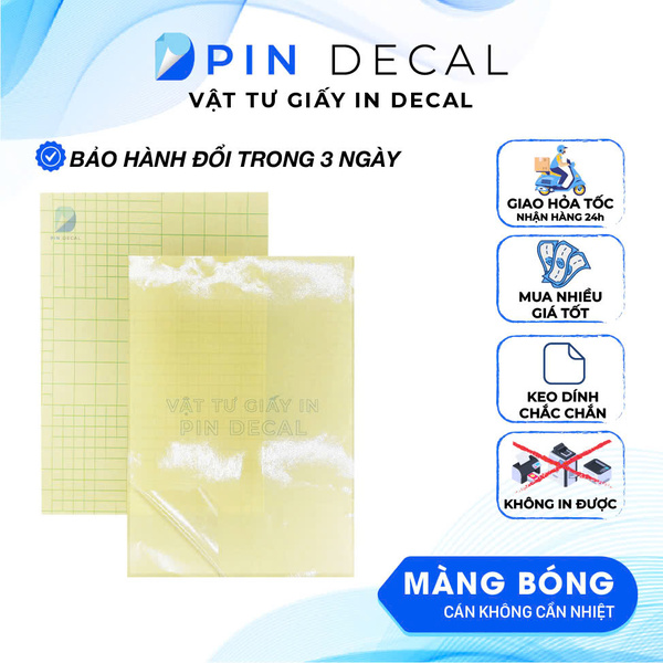 Vật tư giấy in decal